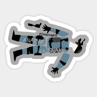 Anatomy Of A Snake Sticker